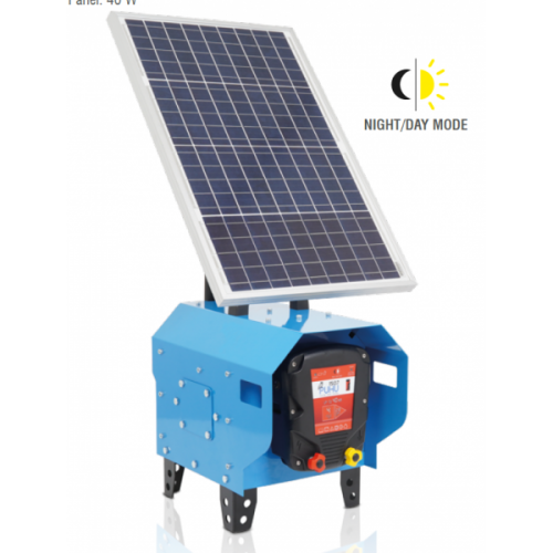 SISTEM COMPACT GARD ELECTRIC PUHU (4 JOULE) (40 W PANOU SOLAR)   |   echipamentemuls.ro